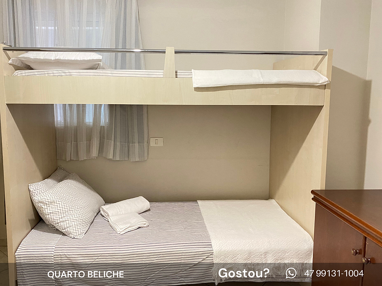 Apto Familiar Quadra Mar, 4 Qtos, Vista Mar, 2 Suítes c/ AC