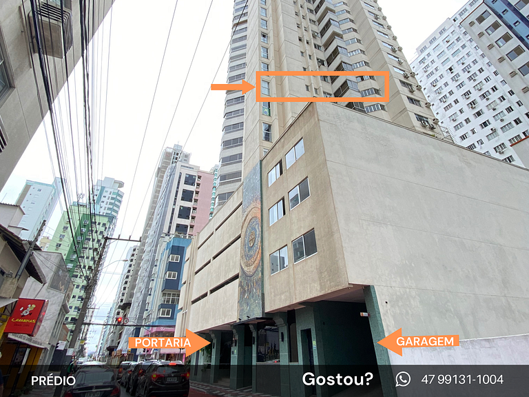 Apartamento Familiar Balneário Camboriú quadra mar