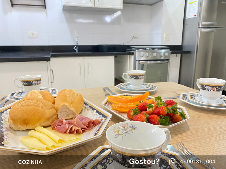 Apartamento Familiar Balneário Camboriú quadra mar