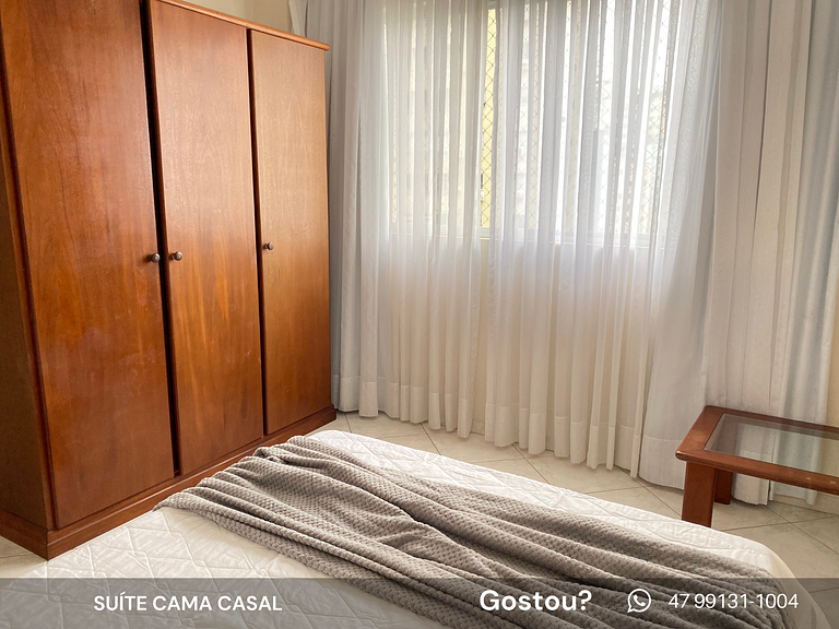 Apto Familiar Quadra Mar, 4 Qtos, Vista Mar, 2 Suítes c/ AC