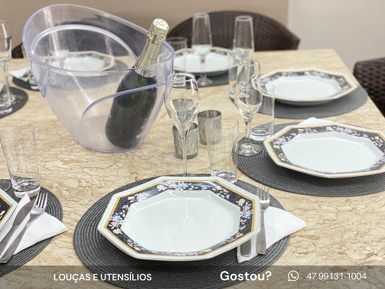 Apto Familiar Quadra Mar, 4 Qtos, Vista Mar, 2 Suítes c/ AC